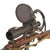 Original U.S. WWII & Korean War M2 Carbine Display Gun with M-3 Infrared Sniper Scope Set in Case & Accessories Original Items