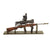 Original U.S. WWII & Korean War M2 Carbine Display Gun with M-3 Infrared Sniper Scope Set in Case & Accessories Original Items