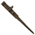Original U.S. WWII Rare M1941 Johnson Rifle Spike Bayonet Serial 880 with Leather Scabbard Original Items