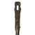 Original U.S. WWII Rare M1941 Johnson Rifle Spike Bayonet Serial 880 with Leather Scabbard Original Items