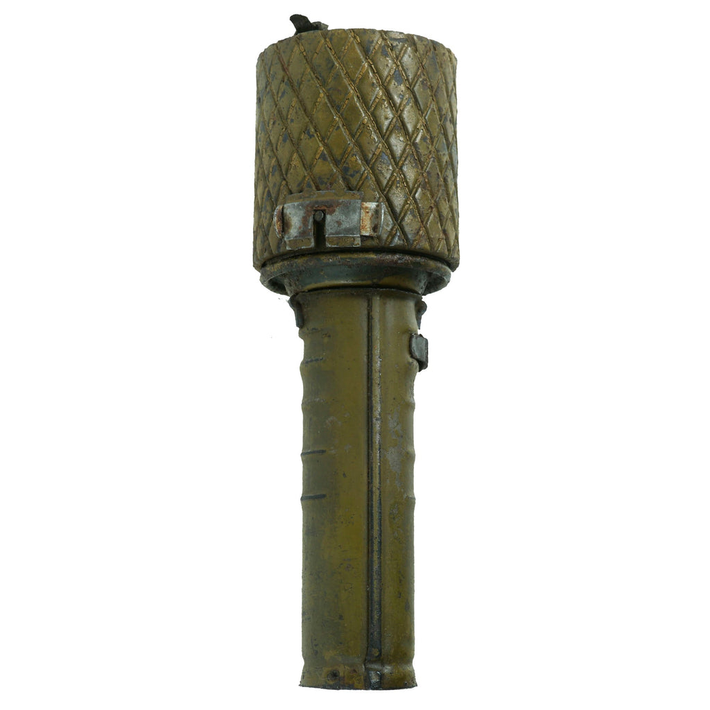 Original WWII Soviet RGD-33 Inert Stick Grenade with Fragmentation Sleeve Original Items