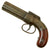 Original U.S. 19th Century Allen & Thurber 1845 Patent Percussion Pepperbox Revolver - Matching Serial 212 Original Items
