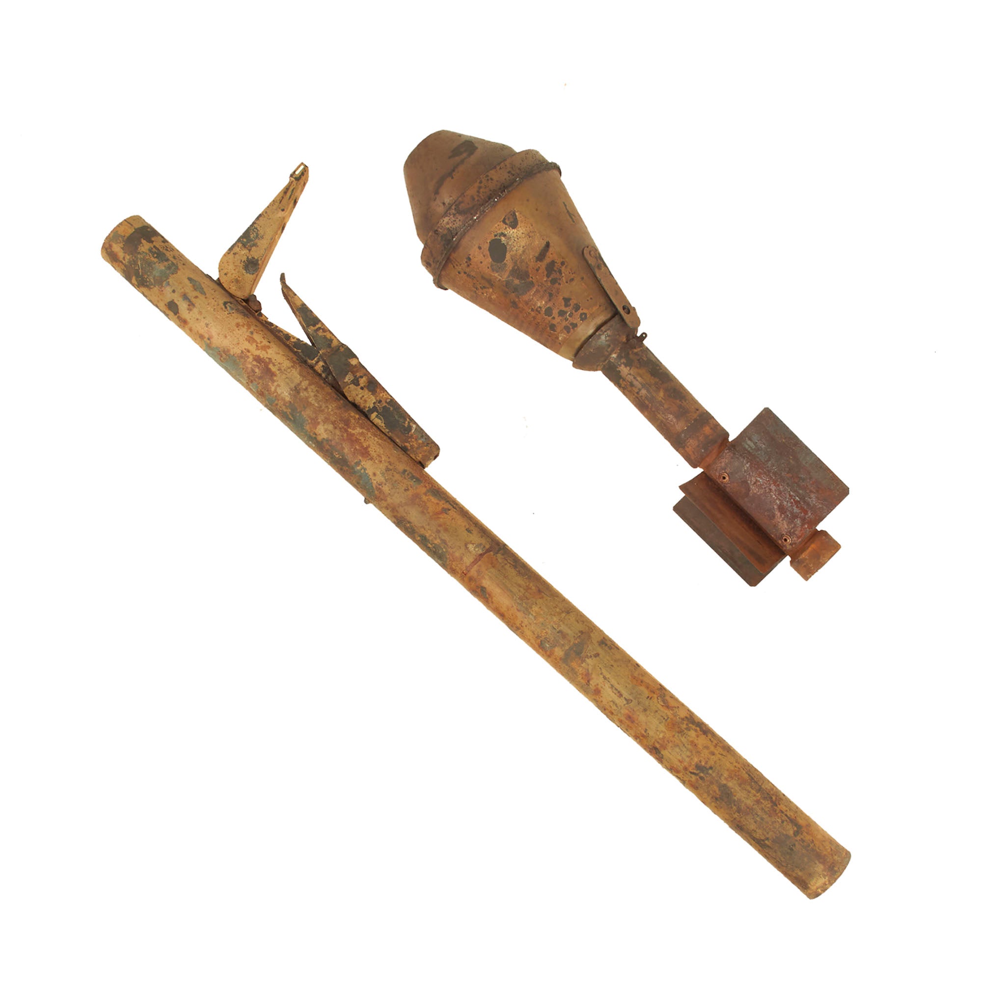 Panzerfaust Shell Original German WWII Panzerfaust 60 Anti-Tank Rocket with Launcher - A ...