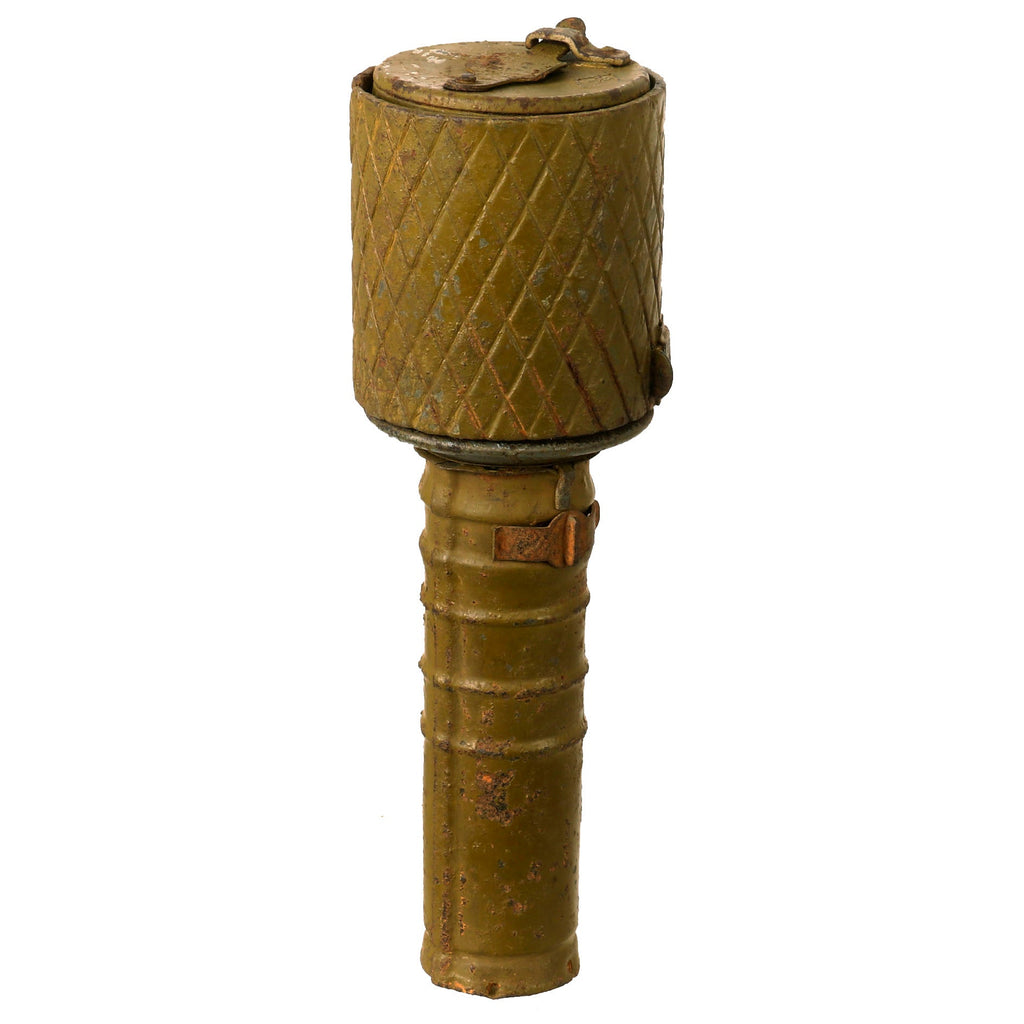 Original Soviet WWII RGD-33 Inert Stick Grenade with Fragmentation Sleeve - Marked 308 Original Items
