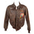 Original U.S. WWII Named Painted A-2 Leather Flight Jacket For Pilot 1st Lieutenant Raymond Bethel, 44th Bombardment Group With Extensive Collection of Documents “Flying 8-Balls” Original Items