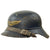 Original German WWII M38 Luftschutz Beaded Gladiator Air Defense Helmet with 59cm Liner - dated 1939 Original Items