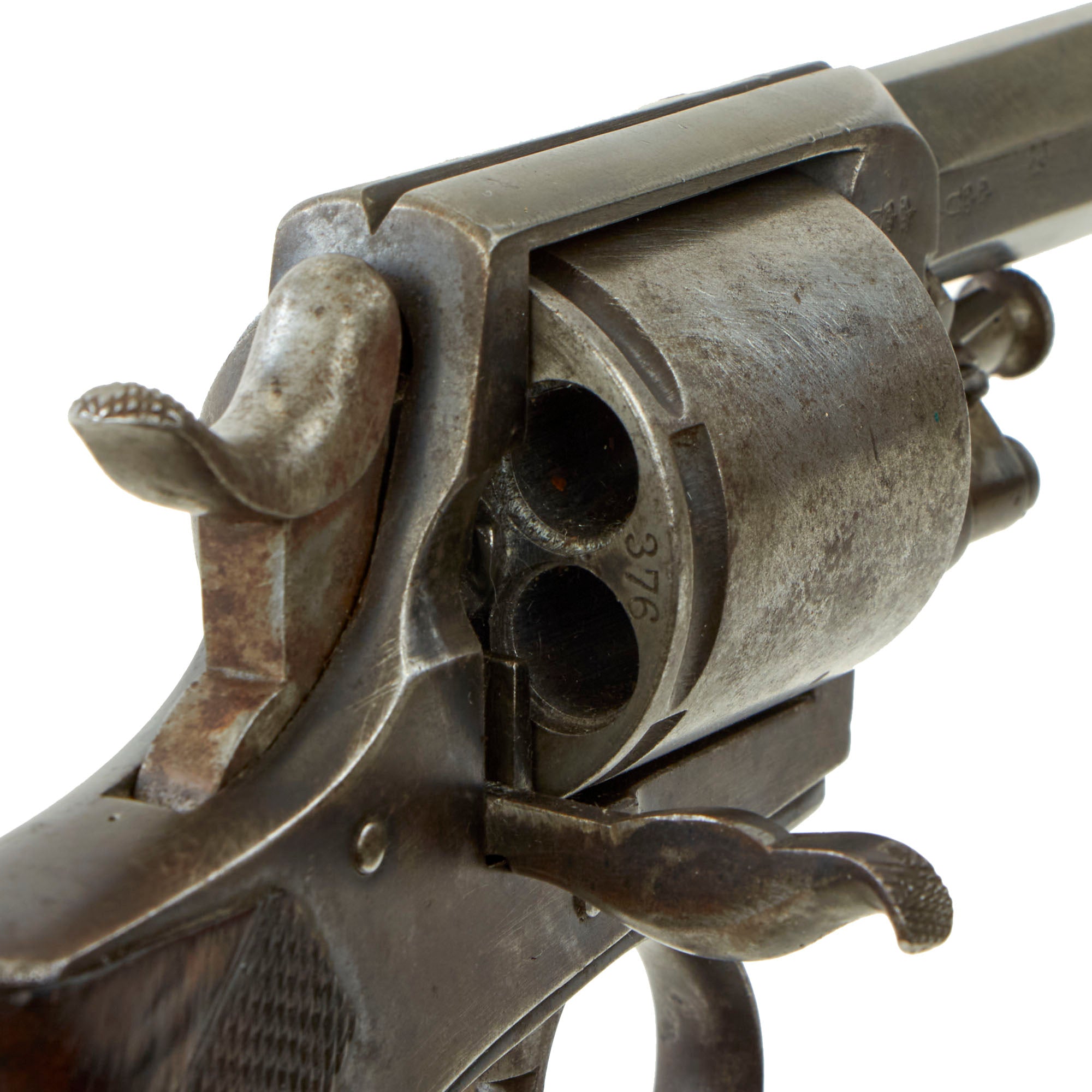 577 Adams Revolver Original Imperial German Adams / Webley Style .38 Colonial Service Rev ...