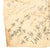 Original Japanese WWII Service Worn Hand Painted Cloth Good Luck Flag - 26" x 36" Original Items