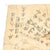 Original Japanese WWII Service Worn Hand Painted Cloth Good Luck Flag - 26" x 36" Original Items