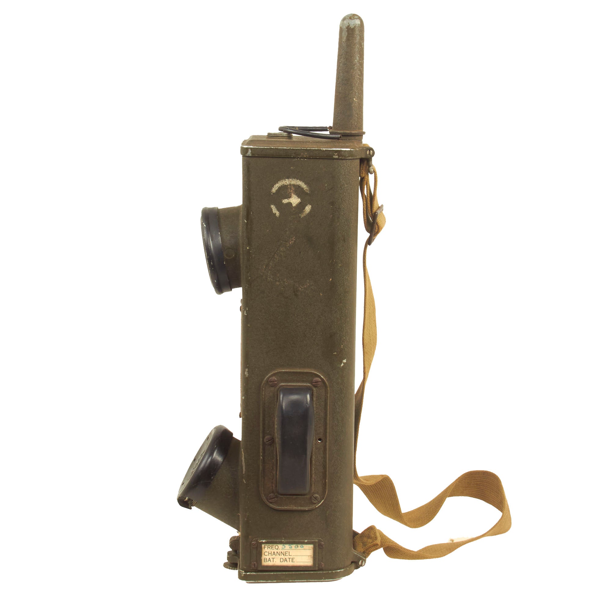Handie Original U.S. WWII Paratrooper Handie Talkie SCR-536 Radio with CS-156 ...
