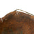 Original U.S. WWII Relic M1 Fixed Bale Front Seam Helmet Shell Recovered from Normandy in 1990s - Battle Damage Original Items