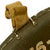 Original U.S. WWII Major’s M1 Fixed Bale Helmet with Int'l Molded Plastics Liner and Green Buckle Liner Chinstrap Original Items