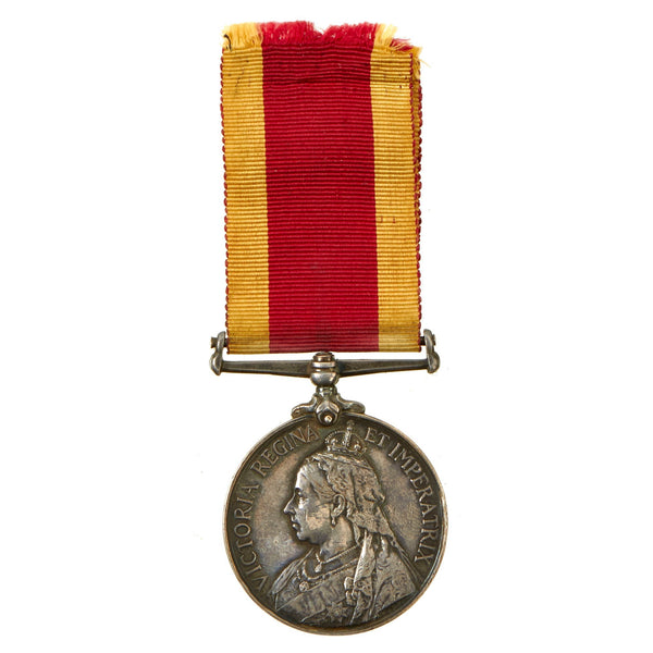 Original British Boxer Rebellion Rim Engraved China War Medal (1900) F ...