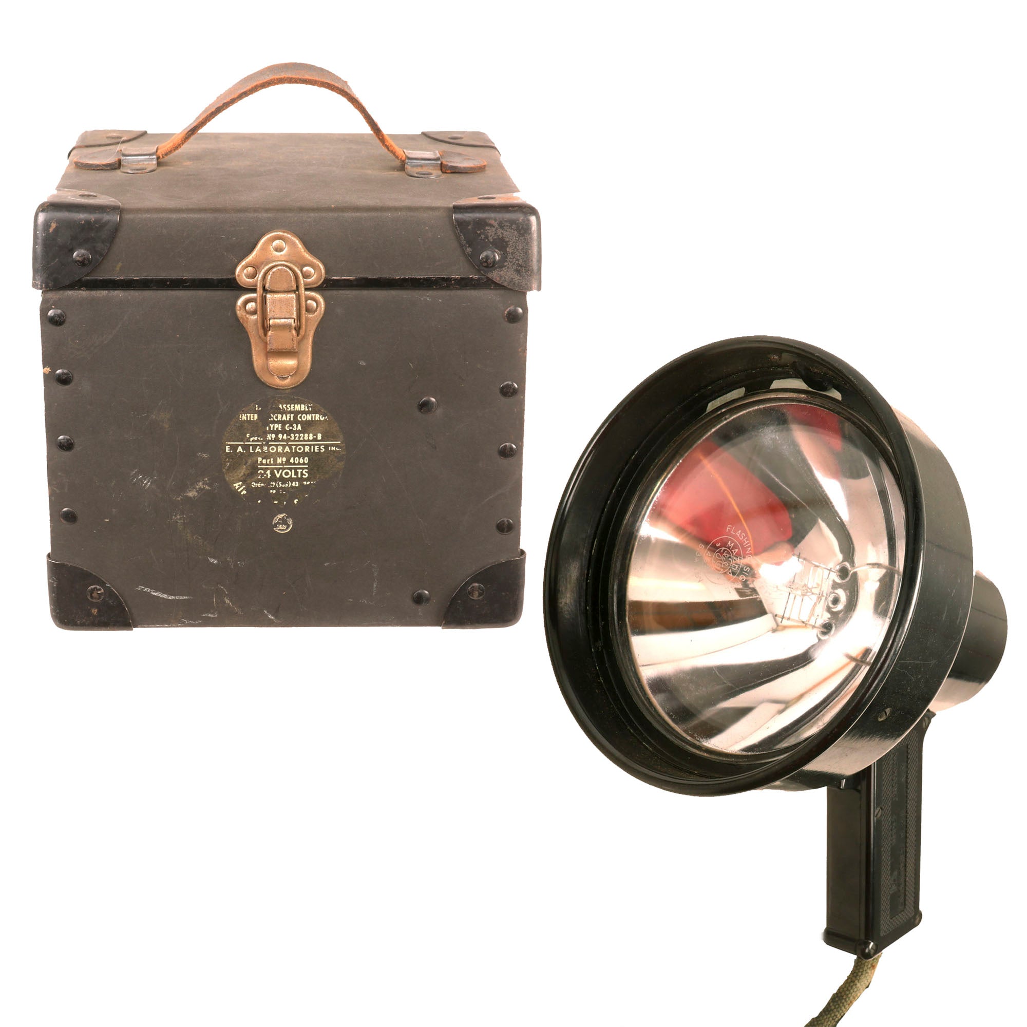 Original U.S. WWII Army Air Force Model K-3 Signal Lamp Type C-3A