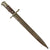 Original U.S. Spanish-American War Model 1892 Krag Rifle Bayonet and Scabbard - Dated 1898 Original Items