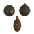 Original German French & British WWI Inert Relic Grenade Lot - Kugel, F1, and Cricket Ball Grenades Original Items