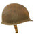 Original U.S. WWII Captain’s Bars Painted 1944 McCord Front Seam Swivel Bale M1 Helmet with Rare Inland Liner - Unknown Regiment Marking On Reverse Original Items