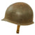 Original U.S. WWII Captain’s Bars Painted 1944 McCord Front Seam Swivel Bale M1 Helmet with Rare Inland Liner - Unknown Regiment Marking On Reverse Original Items