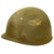 Original U.S. WWII Captain’s Bars Painted 1944 McCord Front Seam Swivel Bale M1 Helmet with Rare Inland Liner - Unknown Regiment Marking On Reverse Original Items