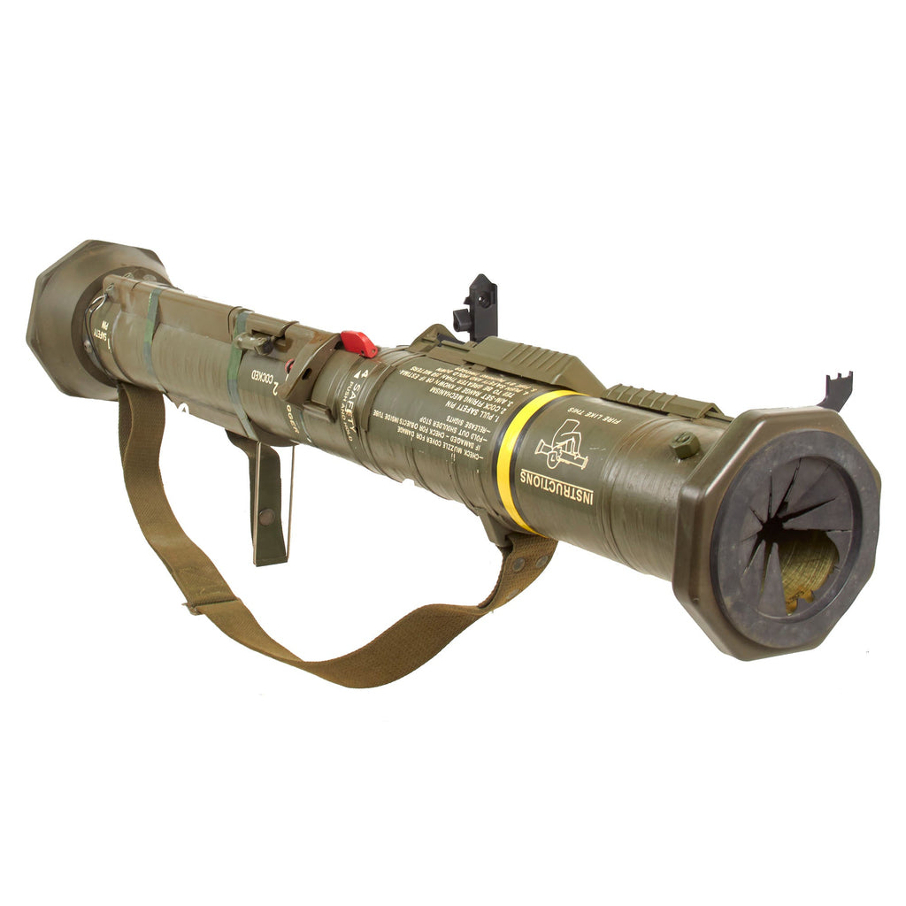 Original U.S. M163 AT-4 Recoilless Smoothbore 84mm Anti-Tank Launcher with Sling - Inert Original Items