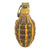 Original U.S. WWII Inert MkII Pineapple Grenade with Yellow Ring & M10 Series Fuze Original Items