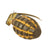 Original U.S. WWII Inert MkII Pineapple Grenade with Yellow Ring & M10 Series Fuze Original Items