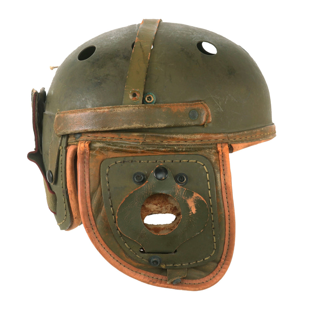 Original U.S. WWII M38 Tanker Helmet by Rawlings Manufacturing Co - Size 7 Original Items