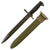 Original Excellent U.S. WWII M1 Garand 10 inch Bayonet by American Fork & Hoe with M7 Scabbard Original Items