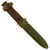 Original U.S. WWII M3 Fighting Knife by Kinfolks, Inc. with M8 Scabbard - Crossguard Marked Version Original Items