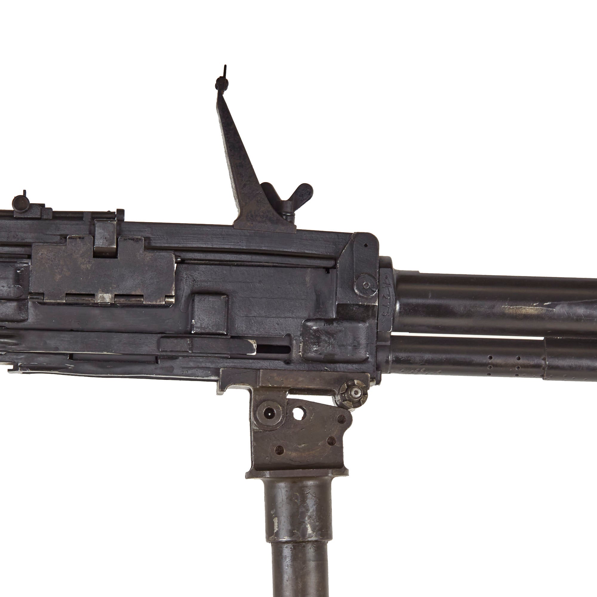 Original Italian WWII Breda Model 37 Display Machine Gun with Tripod
