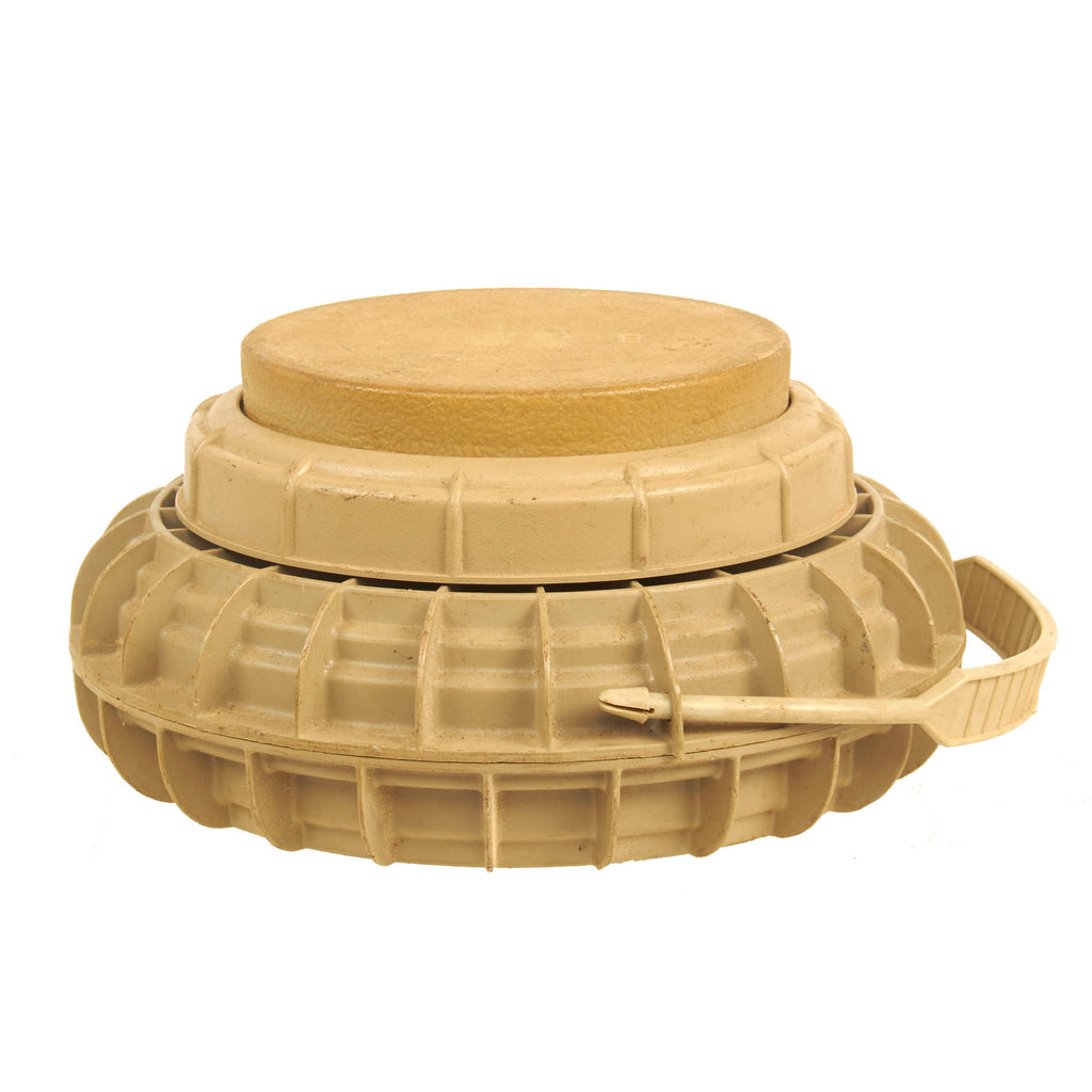 Original  Italian Global War on Terror Era Inert VS-2.2 Plastic Cased Anti-Tank Mine - VS-N Fuzed Mine Original Items