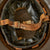 Original U.S. WWI Named 80th Division Painted M1917 Helmet with Liner & Chinstrap - Cook Lawrence Geist Shirk, Company D, 313th Machine Gun Battalion Original Items