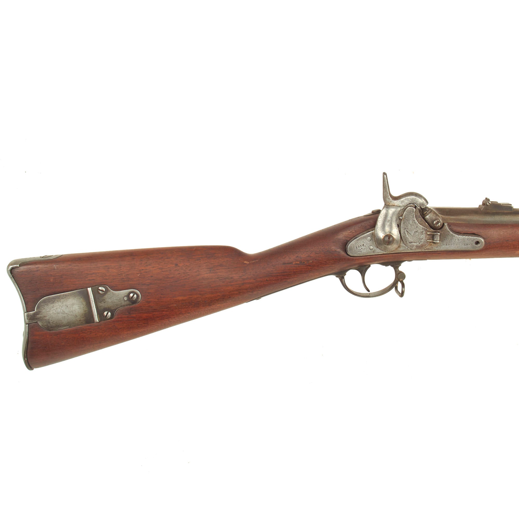Original U.S. Civil War Springfield M1855 Rifled Musket by Harpers Fer ...