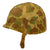 DRAFT WWII USMC M1 Helmet w/ Correct Wartime Config Cover (No EGA), Fixed Bale, Early Liner Chinstrap Original Items