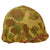 DRAFT WWII USMC M1 Helmet w/ Correct Wartime Config Cover (No EGA), Fixed Bale, Early Liner Chinstrap Original Items