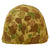 DRAFT WWII USMC M1 Helmet w/ Correct Wartime Config Cover (No EGA), Fixed Bale, Early Liner Chinstrap Original Items