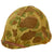 DRAFT WWII USMC M1 Helmet w/ Correct Wartime Config Cover (No EGA), Fixed Bale, Early Liner Chinstrap Original Items