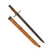 Original Japanese Late WWII Arisaka Type 30 Last Ditch Bayonet with Bamboo Scabbard by Toyoda Automatic Loom Original Items