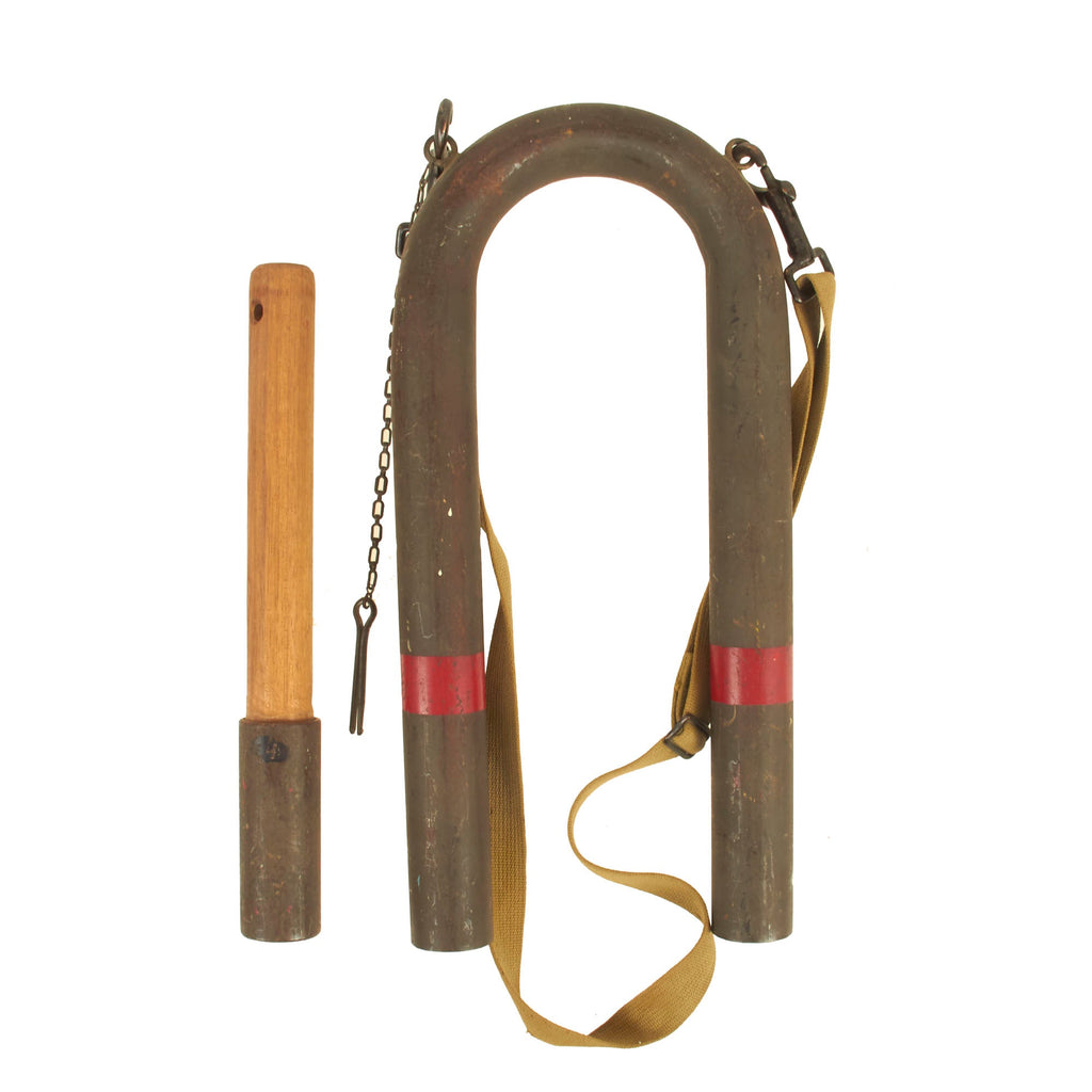 Original WWI / WWII U.S. Gas Alert Trench Gong Alarm Original Items