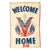 Original U.S. WWII Era “Welcome Home” V For Victory Red, White & Blue Message Flag for Bob - 24 x 37” Original Items