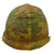 Original U.S. Vietnam War M1 Helmet with Camouflage Cover and Liner Original Items