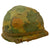 Original U.S. Vietnam War M1 Helmet with Camouflage Cover and Liner Original Items