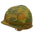 Original U.S. Vietnam War M1 Helmet with Camouflage Cover and Liner Original Items