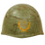 Original Scarce Argentinian-Used WWII Italian M-33 Combat Helmet with Pre-War Argentinian Wreathed Sun Insignia Original Items