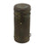 Original German WWII M-38 Gas Mask Canister with Remnants of Original Period Applied "Normandy Camouflage" Paint Scheme Original Items