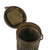 Original German WWII M-38 Gas Mask Canister with Remnants of Original Period Applied "Normandy Camouflage" Paint Scheme Original Items