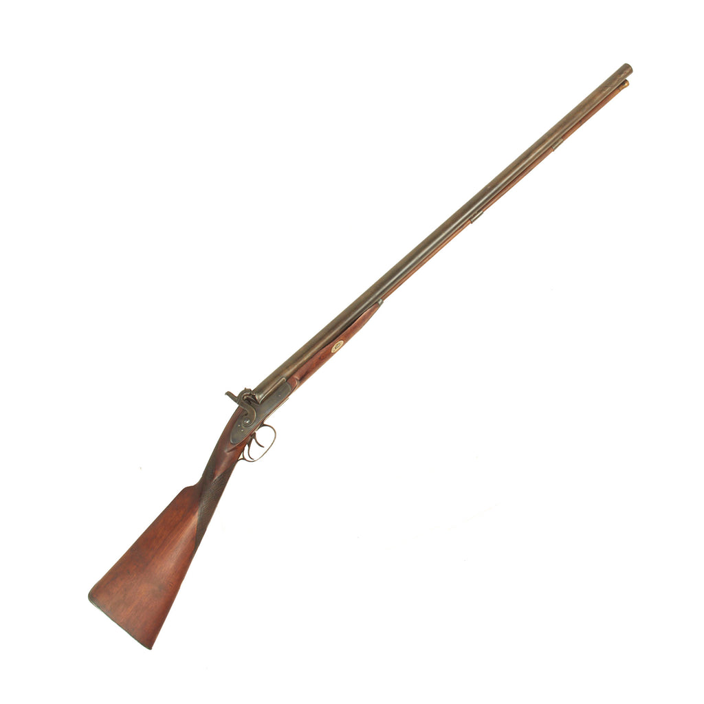 Original British 11 Bore Double Barrel Percussion Shotgun by Manton of London - circa 1840 Original Items