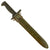 Original U.S. WWII M1 Garand 10 inch Cut Down Bayonet by Union Fork & Hoe with M7 Scabbard Original Items