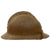 Original French WWII M1926 Adrian Helmet with Liner and Chinstrap - Olive Green Original Items