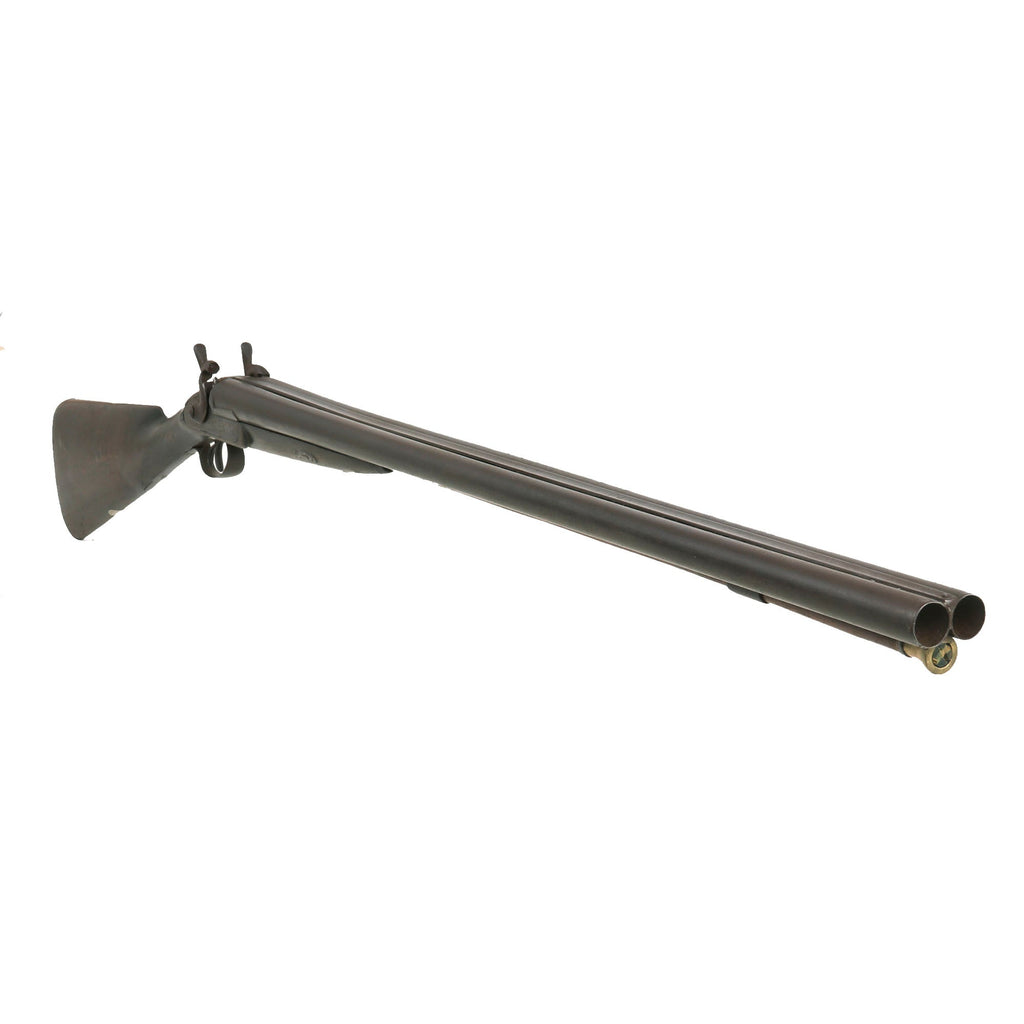 Original British 12 Bore Double Barrel Percussion Shotgun with Birmingham Proof Marks - circa 1860 Original Items